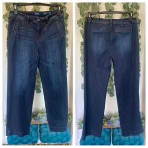 J.Jill Denim Full Leg Jean - Women Size 8